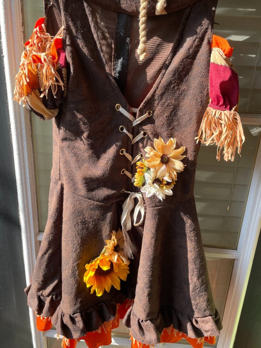 Womens Sassy Scarecrow Costume - Picture 5 of 7